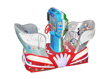 Bir Oyuncu Çocuk Jetonlu Oyun Makinesi / Müzik Taht Kiddie Ride Salıncak Makinesi