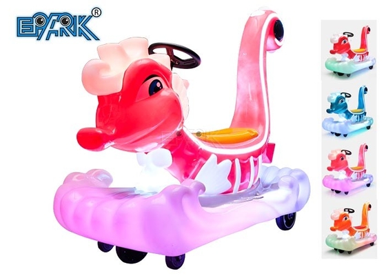 Coin Operated Hippocampal Elves 250W Plastic Children'S Battery Car